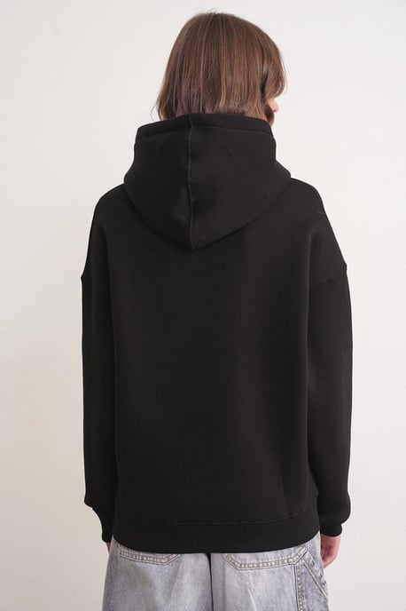 Übergroßer Kapuzenpullover mit Tasche - Image 4