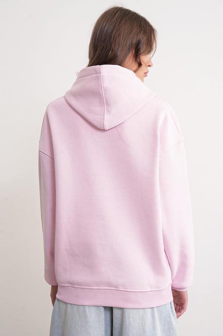 Übergroßer Kapuzenpullover mit Tasche - Image 5