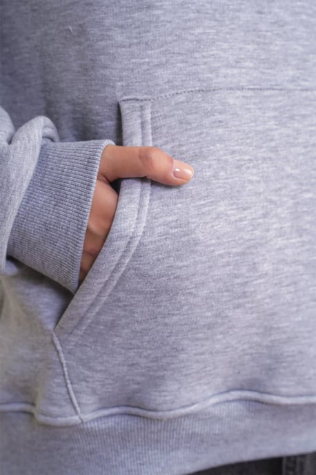 Übergroßer Kapuzenpullover mit Tasche - Image 6