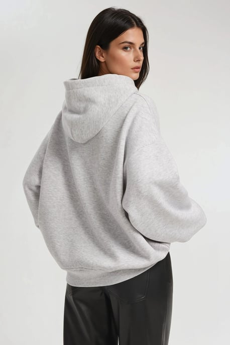 Übergroßer bedruckter Kapuzenpullover - Image 4