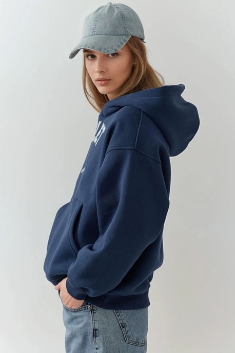 Übergroßer bedruckter Kapuzenpullover - Image 2