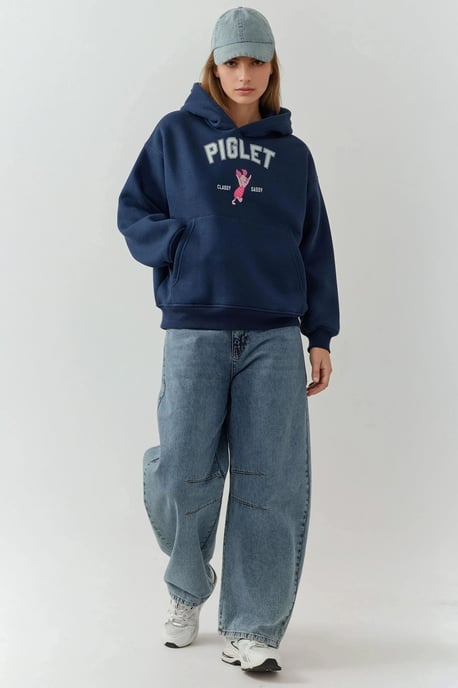 Übergroßer bedruckter Kapuzenpullover - Image 4