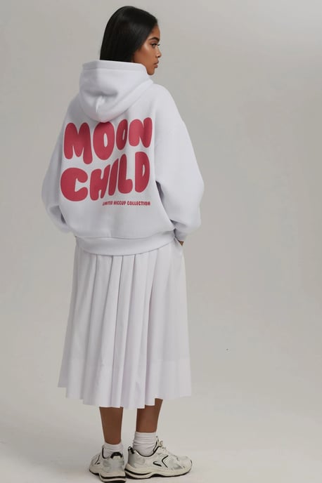 Übergroßer bedruckter Kapuzenpullover - Image 5