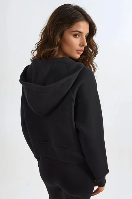 Lässiger Fit mit Reißverschluss-Hoodie - Image 5