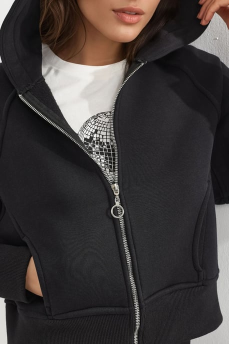 Lässiger Fit mit Reißverschluss-Hoodie - Image 6