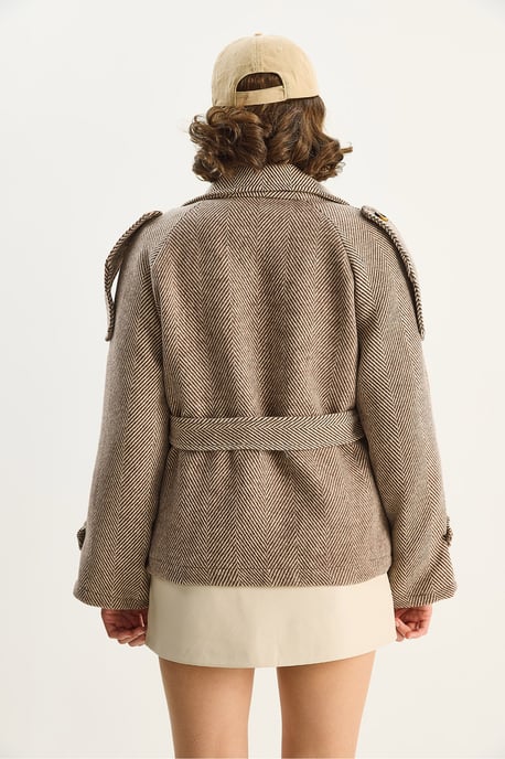Lässige Passform Jacke mit Knopfverschluss - Image 6