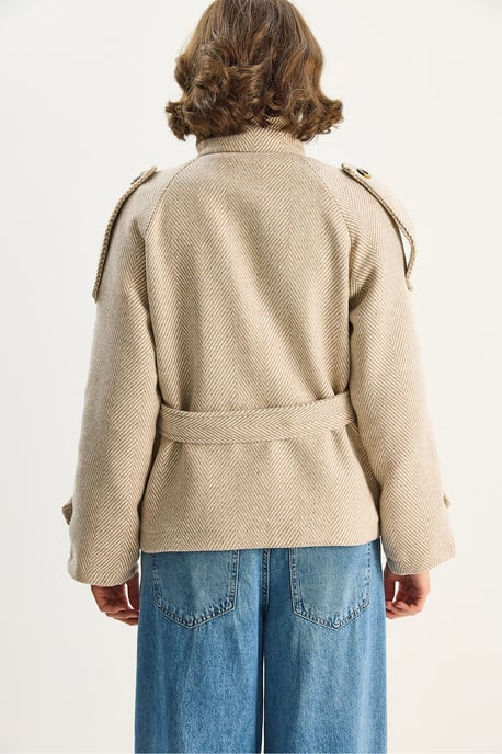 Lässige Passform Knopfverschlussjacke - Image 6