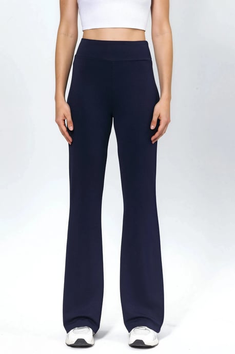 Hochtaillierte Modal Touch Flared Leggings - Image 2