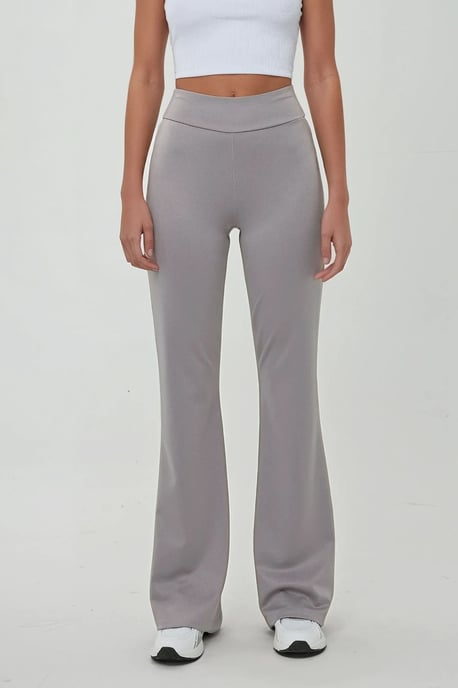 Hochtaillierte Modal Touch Flared Leggings - Image 2