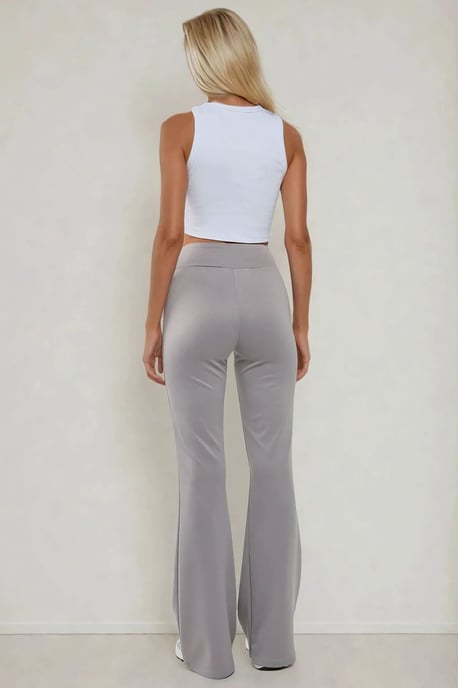 Hochtaillierte Modal Touch Flared Leggings - Image 4