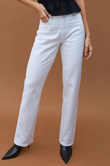 Hochtaillierte Gerade Jeans - Image 1
