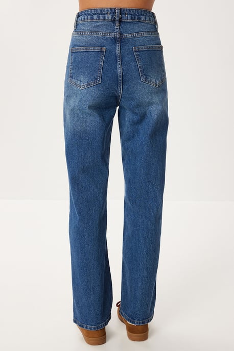 Hochtaillierte gerade Jeans - Image 6