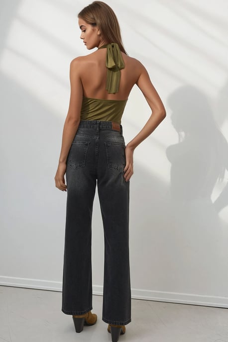 Gerade geschnittene Denim-Jeans - Image 5