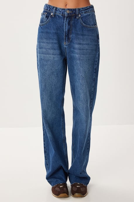 Hoch geschnittene gerade Jeans - Image 3