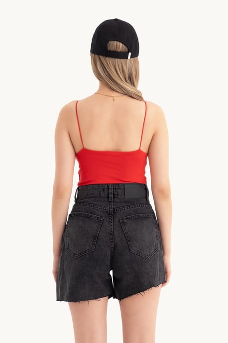 Spaghetti-Träger Basic Cropped Cami Top - Image 2