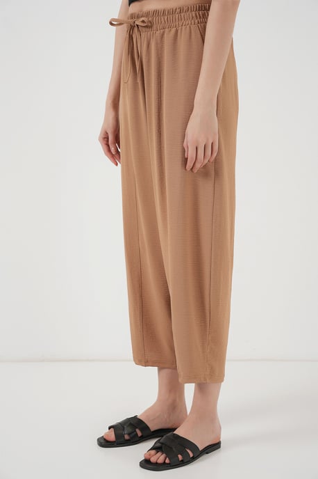 Strukturierte Salwar-Hosen mit Kordelzugbund - Image 4