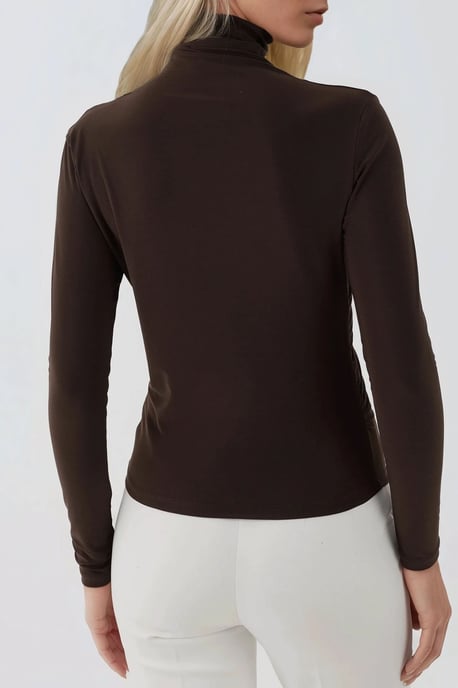Elegantes Soft-Touch Langarm-Strickoberteil - Image 6