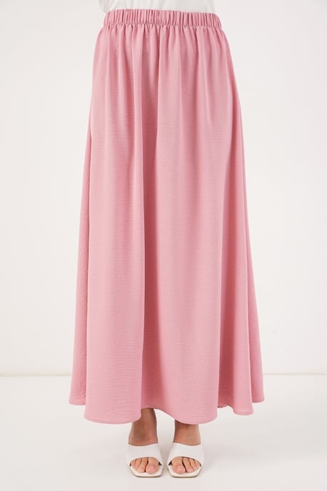 V-Ausschnitt Bluse mit Schleifenverschluss & Maxirock Zweiteiliges Set - Image 6