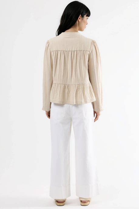 Langarm-Bluse mit Tippetkragen - Image 3