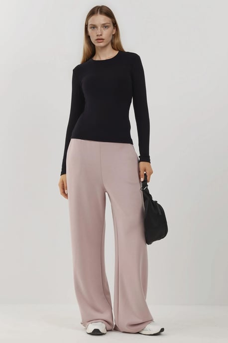 Ultraweiches Slim-Fit Rundhals langärmliges Basic-Top - Image 5