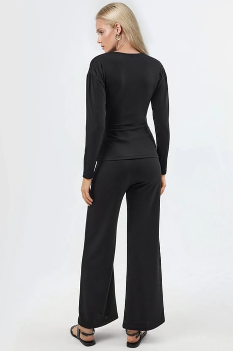 Bluse und Hose im Set mit Accessoire-Details - Image 3