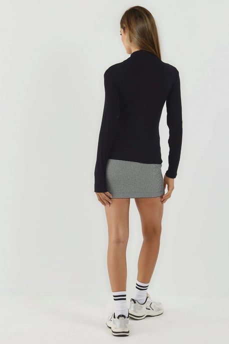 Ultraweicher Touch Slim Fit Rollkragen Strickoberteil - Image 3
