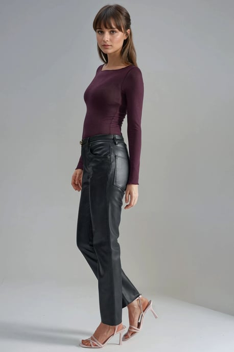 Bootausschnitt Cashmere-Mix Ultra-Leichte Bluse - Image 4