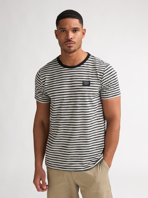 Petrol Industries - Gestreiftes T-Shirt Ceniza Herren - Image 3