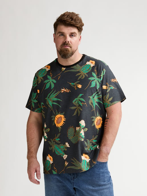Petrol Industries - Plus Size T-Shirt mit Allover-Print ArenaGris Herren - Image 3