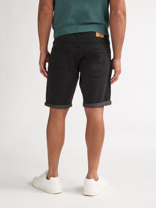 Petrol Industries - Jackson Farbige Denim-Shorts Coconut Herren - Schwarz - Image 4