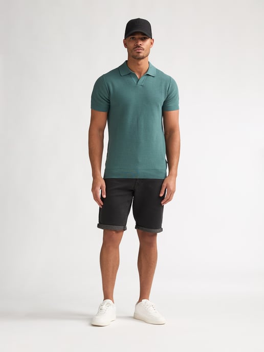 Petrol Industries - Jackson Farbige Denim-Shorts Coconut Herren - Schwarz - Image 5