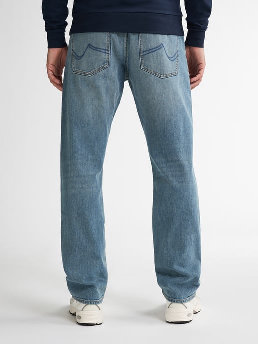 Petrol Industries - Lewis Loose Fit Jeans Reefview Herren - Blau - Image 4