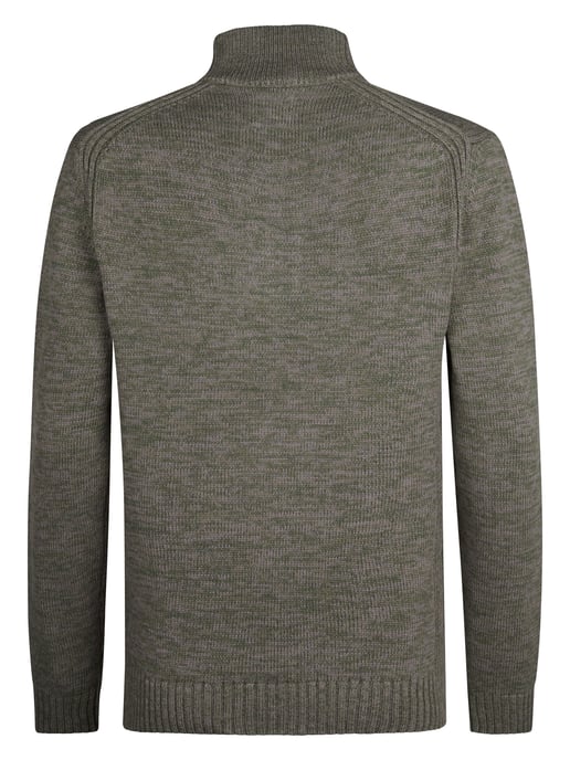 Petrol Industries - Melange Pullover Logan Herren - Grün - Image 2