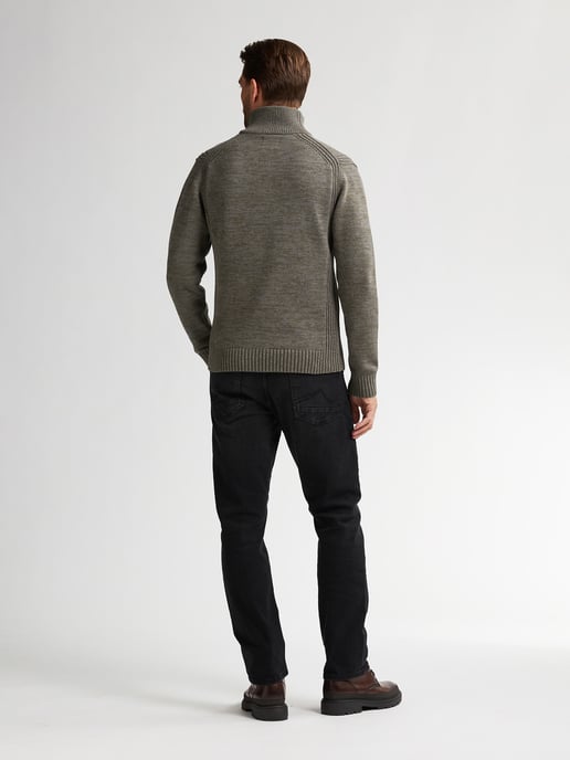 Petrol Industries - Melange Pullover Logan Herren - Grün - Image 6