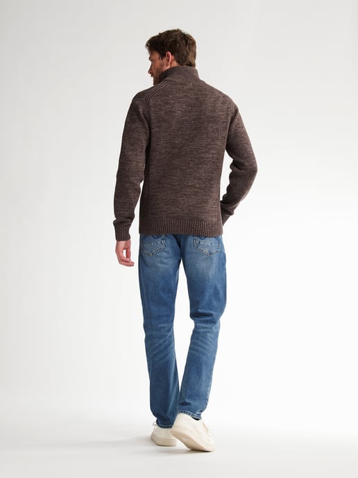 Petrol Industries - Melange Pullover Logan Herren - Braun - Image 6