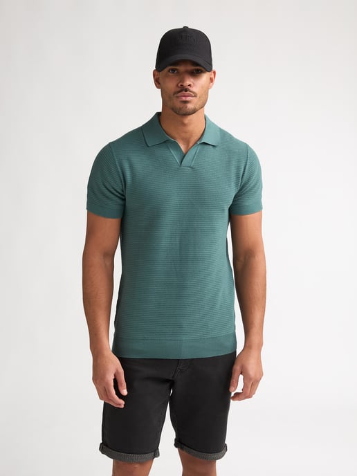 Petrol Industries - Strick-Polo Delfín Männer - Grün - Image 3