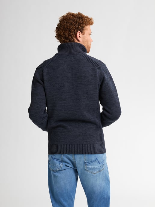 Petrol Industries - Melange Pullover Logan Herren - Blau - Image 4