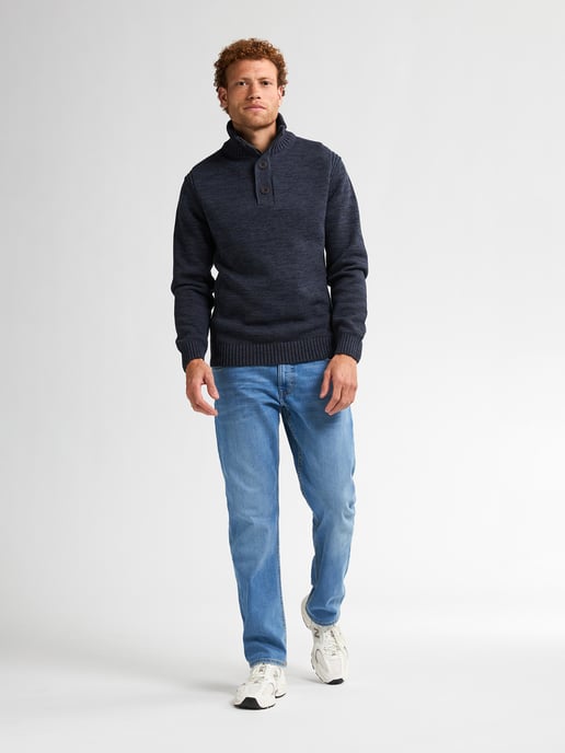 Petrol Industries - Melange Pullover Logan Herren - Blau - Image 5