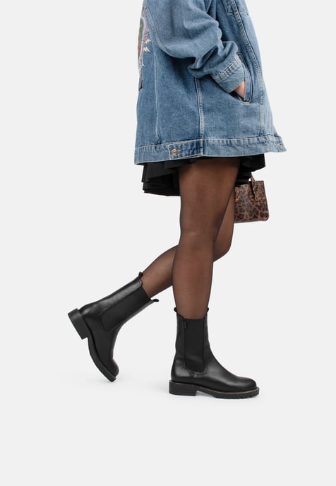 Chelsea-Stiefel "LEA" in Schwarz - Image 6