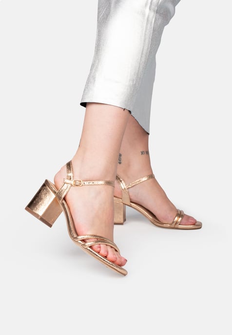 Sandale "NOVA" in Roségold - Image 6