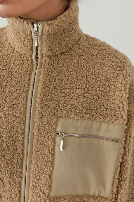 Strukturierte Jacke mit Taschen-Detail - Image 4