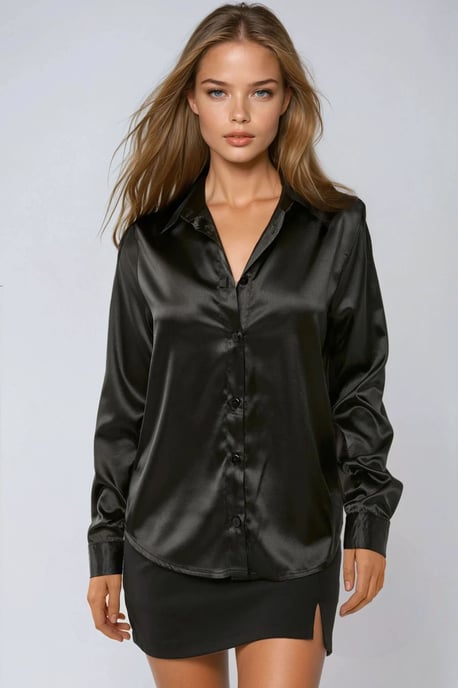 Satin Classic Hemd - Image 5