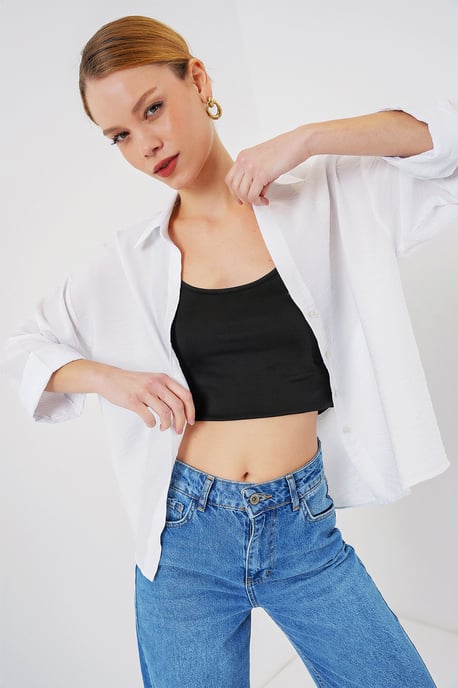 Texturiertes Weben Button-Up Hemd - Image 2