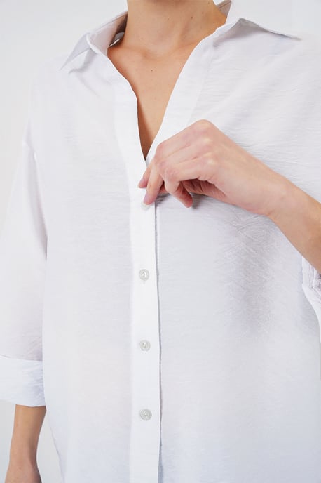 Texturiertes Weben Button-Up Hemd - Image 4