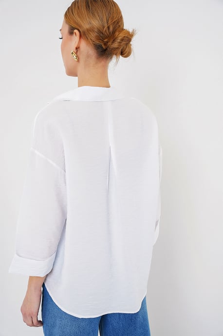 Texturiertes Weben Button-Up Hemd - Image 5