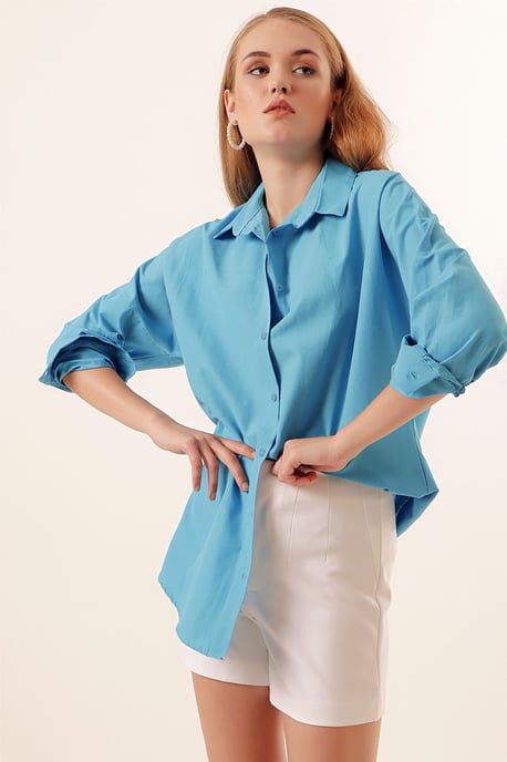 Oversized Popeline 2er-Pack Shirt - Image 2