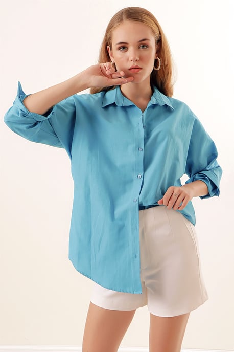 Oversized Popeline 2er-Pack Shirt - Image 3