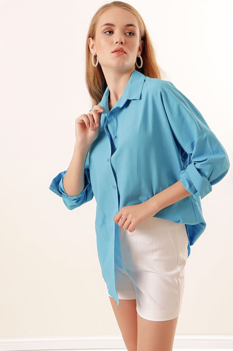Oversized Popeline 2er-Pack Shirt - Image 4