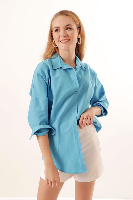 Oversized Popeline 2er-Pack Shirt - Image 5