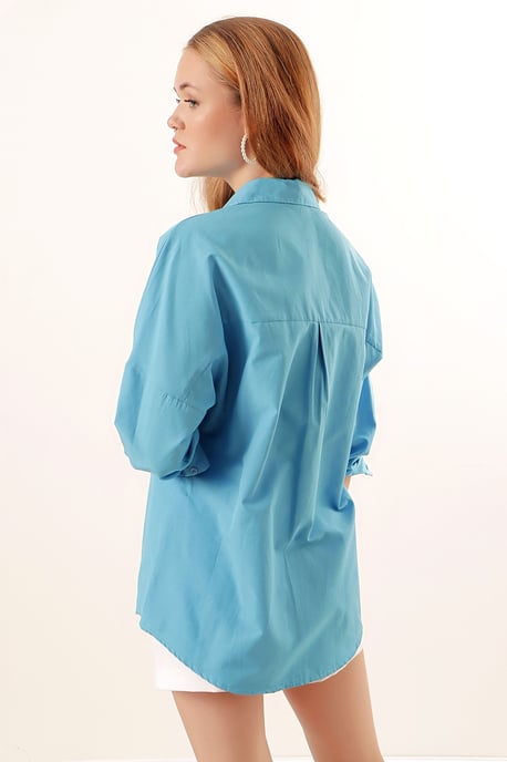 Oversized Popeline 2er-Pack Shirt - Image 6